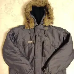 ダウンジャケット ファー付き