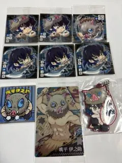 鬼滅の刃　嘴平伊之助　ウエハース　ラバーマスコット