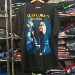 ニルヴァーナ カート・コバーン 両面プリント バンドＴシャツ L
