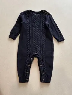 BabyGAP美品ケーブルニットロンパースカバーオール