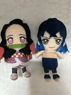 鬼滅の刃　禰豆子&伊之助　ぬいぐるみ 2体セット