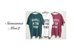 サマンサモスモス 新品 3枚 前後ロゴプリントTシャツ レディース 未使用