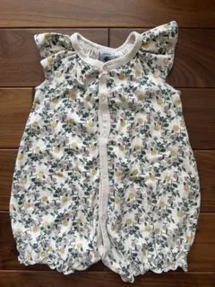 PETIT BATEAU ロンパース 74cm 花柄のサムネイル