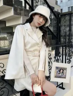 Darich ブークレケープワンピースジャケット