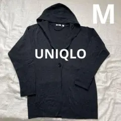 ユニクロ　フード付きカーディガン　Mサイズ
