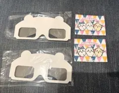 ちいかわパーク ちいかわ3Dメガネ ステッカー