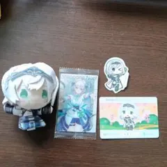 白銀ノエル ぬいぐるみ ステッカー カード セット 白銀ノエルセット
