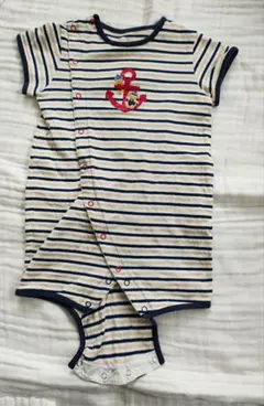 familiar(ファミリア) ストライプロンパース 70-80