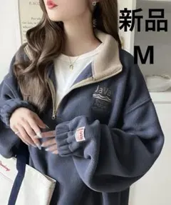 新品classicalelf 《JaVaコラボ》フリースハーフジッププルオーバー