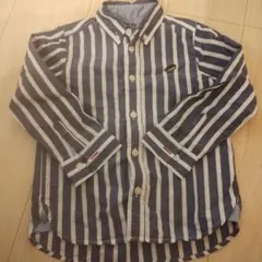 ストライプ長袖シャツM