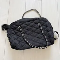 soleile ソレイル 撥水ショルダー　チェーンバッグ　ボストンバッグ