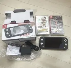 ニンテンドーSwitch light グレー本体　ソフト2本セット