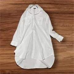 ✨美品JAMES PERSE ✨リネン100% ミリタリー シャツワンピースS