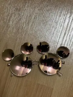 ミッキー型ミラーサングラス