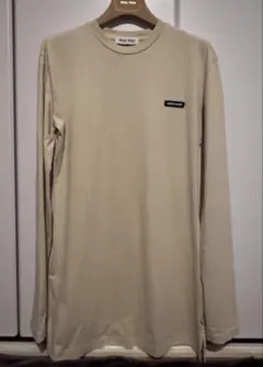 miu miuジャージーTシャツ3枚セットの長袖 Tシャツ ベージュ XSのサムネイル