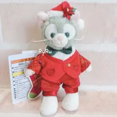 ダッフィー&フレンズ　クリスマス2024 ジェラトーニ　ぬいぐるみバッジ　♡