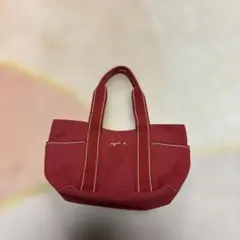 PRADA キャンバス トートバッグ レッド ノベルティ - メルカリ