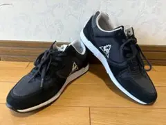 le coq sportif スニーカー ブラック/グレー23.5センチ