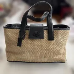 COACH かごバッグ ストローバッグ ターンロックのサムネイル