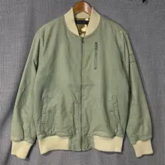 BLVCK SCVLE 裏地カモフラージュ 総柄 MA-1 ブラックスケール