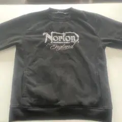 Norton ブラック スウェット トレーナー