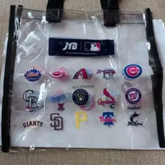MLB クリアトートバッグ 各チームロゴ付き