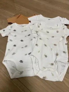 H&M 9-12M ロンパース 肌着 4着セット