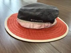 Columbia アウトドアハット グレー/オレンジ サイズS/M