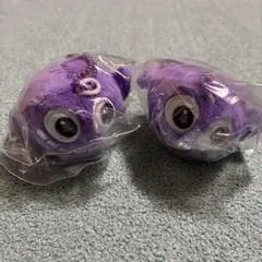 クジラッキー ぬいぐるみマスコット パープル セット 海物語