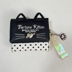 Fortune Kitten 猫耳 三つ折り財布 子供用