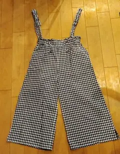 ポンポネットジュニア　M150 ギンガムチェック サロペットパンツのサムネイル