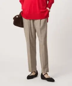 ライト サキソニー テーパード パンツ ウォッシャブル グリーンレーベル