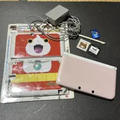 美品‼︎ 3DSLL本体　ピンク/ホワイト　動作確認済　SD・ソフト2本・充電器付