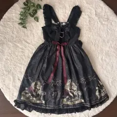 Lサイズ Doris Night ロリータジャンパースカート ヘッドドレスセット