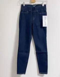 デニム ストレッチ パンツ レディース W25 ネイビー