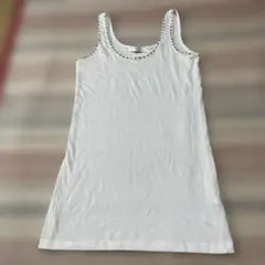 AZUL by moussy ホワイトタンクトップMサイズ