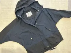 WOOLRICH フード付きネイビー マウンテンパーカー XS