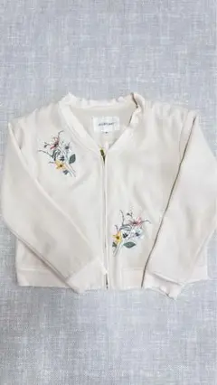 JILL STUART 花柄刺繍 ジップアップジャケット M