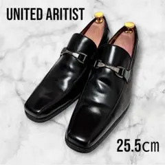 ✨UNITED ARTIST✨ビジネス　革靴　25.5　黒　プレーントゥ