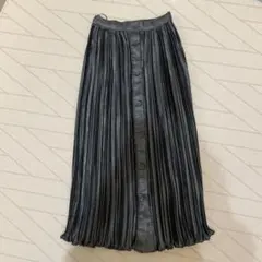 Ray BEAMS ダークグレー プリーツスカート