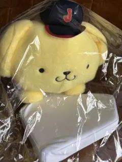 サンリオ 侍ジャパン タイトーくじ ヘッドスライディング抱き枕 ポムポムプリン