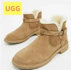 UGG エリサ ベージュ ショートブーツ ボア　ムートンブーツ　23cm　レア
