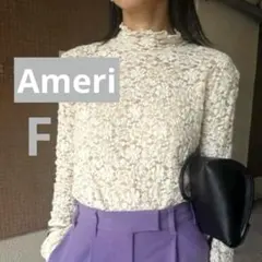 【Ameri VINTAGE】LACE COLORFUL CUT TOP ブルー Ameri LACE COLORFUL CUT TOP ブルー レーストップスF - メルカリ