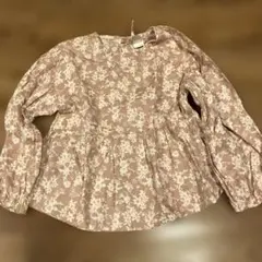 テータテート　花柄ブラウス　110