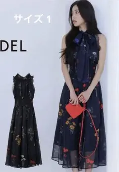 SNIDEL バックリボンシフォンワンピース - メルカリ