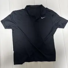 Nike Dri-FIT 黒ポロシャツ Xサイズ