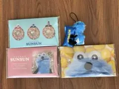 パペットスンスン　ファイルケースチョコレート　おやすみピローマスコット