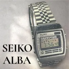 SEIKO ALBA デジタル アラーム・クロノグラフ腕時計 電池新品 稼働品