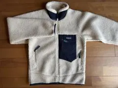 patagonia/レトロX/XXS/アイボリー✖️ネイビー