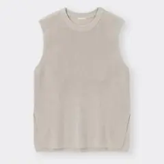 GU ウォッシャブルフレンチスリーブセーター L